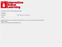 Tablet Screenshot of iol.agiweb.org